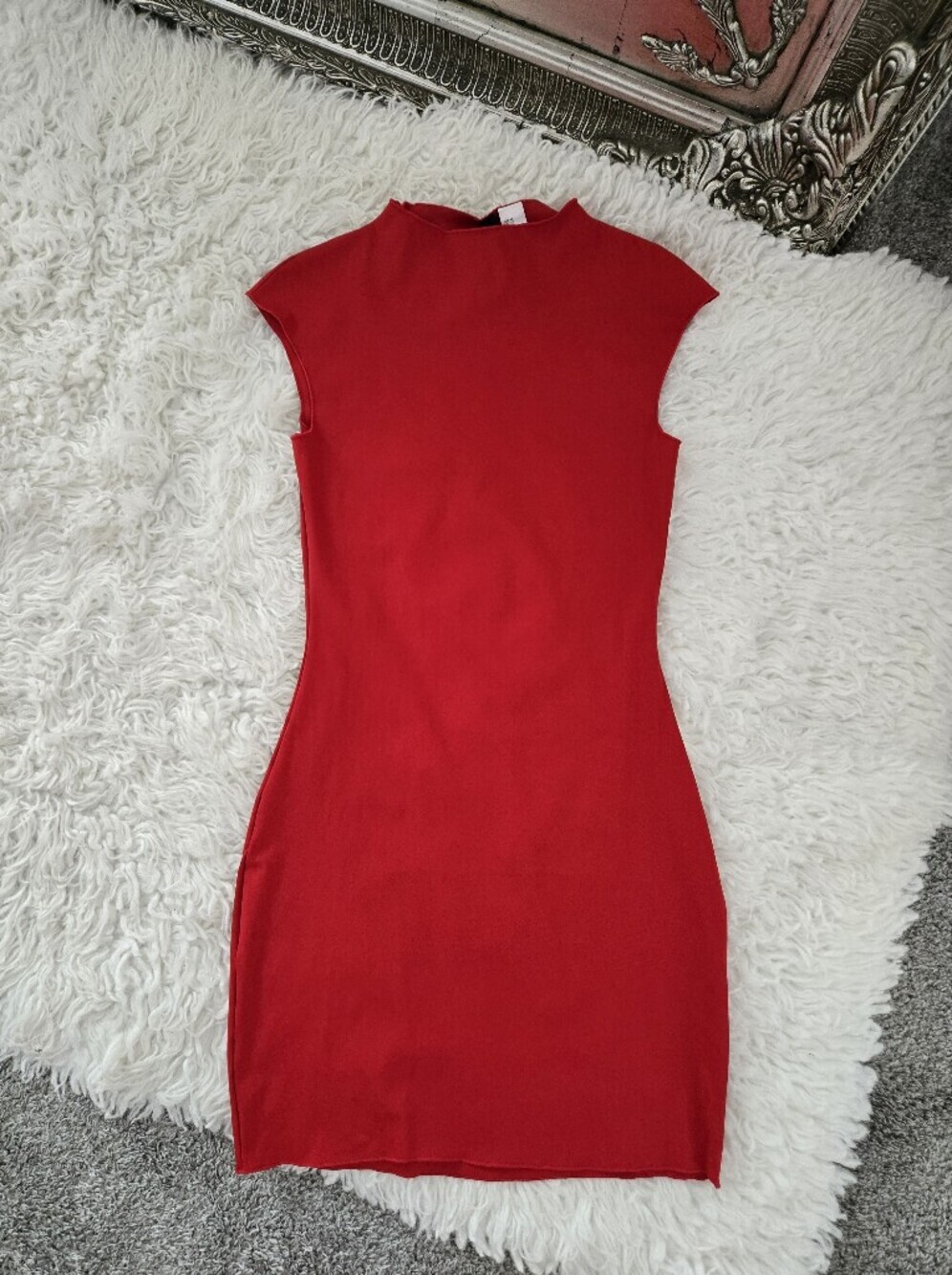 Divided By H&M Red Jersey bodycon mini dress. Size xsmall. New.